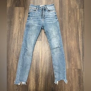 Zara distressed jeans
